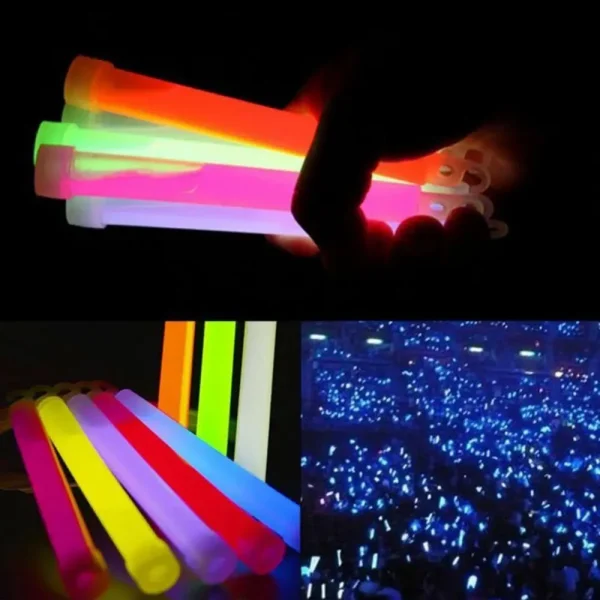 15cm Glow Sticks Premium Luminous Colorful Emergency Neon Sticks Plastic Party Decoration Event/Festival/Concert Supplies 2