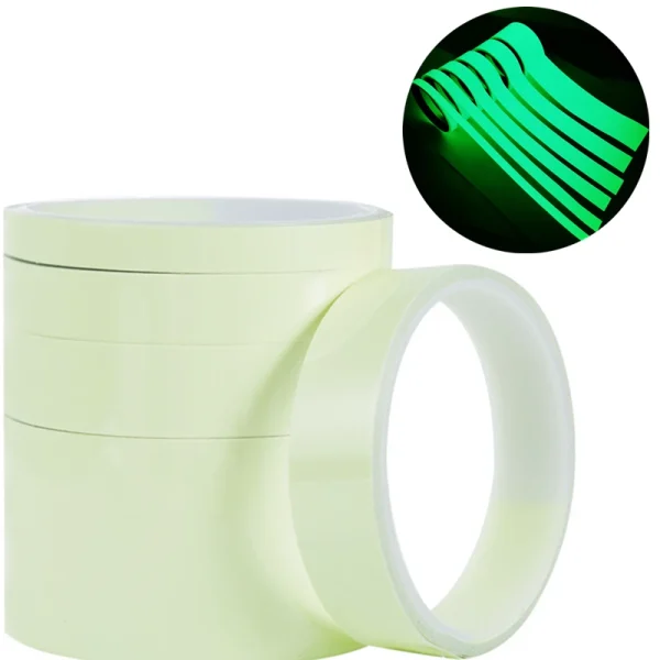 Luminous Tape 3m/5m Dark Green Self-adhesive Tape Night Vision Glow In Dark Safety Warning Security Stage Home Decoration Tapes 6