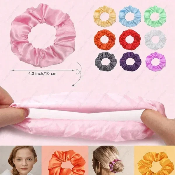 Pretty LED Glow Hair Bands Women Glow Elastic Hair Rope Girls Glow-in-the-Dark Party Supplies Hair Accessories 6