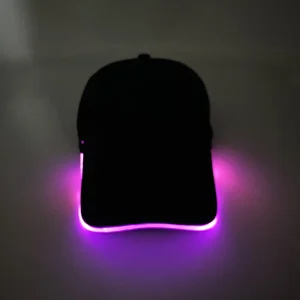 Fashion Attractive Glowing Decor Supplies Christmas LED Optical Fiber Baseball Cap Flashing For Carnival Party In THe Dark Night 1