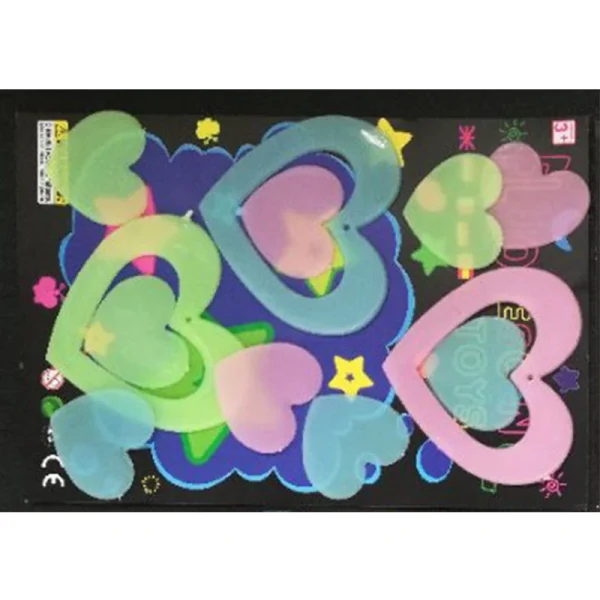 Luminous Cartoon butterfly Stars Wall Stickers for Kids room Bedroom Decor Glow in the dark Wall Decals Noctilucent Stickers 3