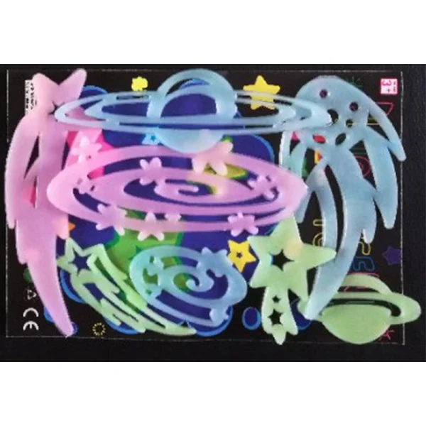 Luminous Cartoon butterfly Stars Wall Stickers for Kids room Bedroom Decor Glow in the dark Wall Decals Noctilucent Stickers 4