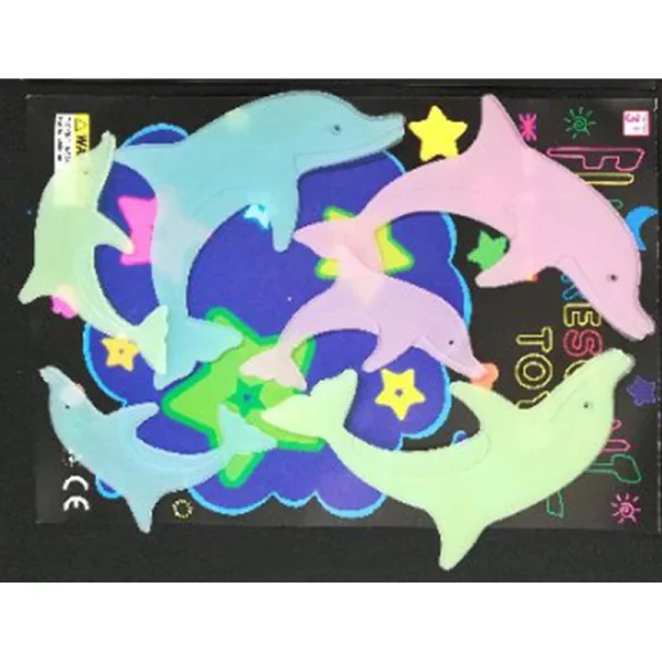 Luminous Cartoon butterfly Stars Wall Stickers for Kids room Bedroom Decor Glow in the dark Wall Decals Noctilucent Stickers 5