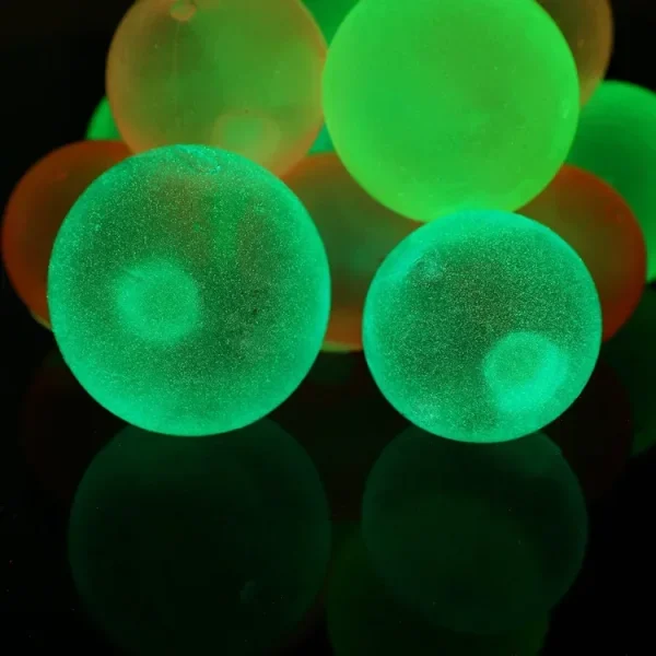 4.5/6cm Party Rave Luminous Balls Rome Decor Festival Accessories Glow In The Dark Squeeze Luminous Sticky Ball Party Decoration 3