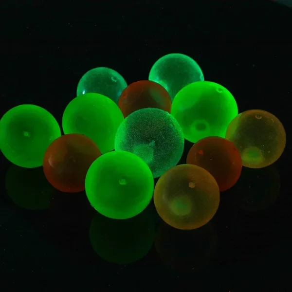 4.5/6cm Party Rave Luminous Balls Rome Decor Festival Accessories Glow In The Dark Squeeze Luminous Sticky Ball Party Decoration 4