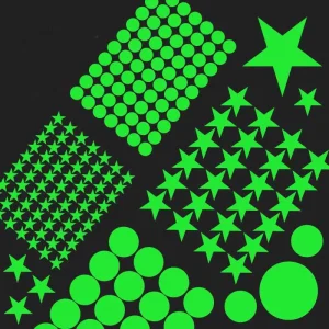 New Luminous Dots Glow Wall Sticker Fluorescent Home Kid'S Room Diy Self-Adhesive Decorative Glow In The Dark Decals 1