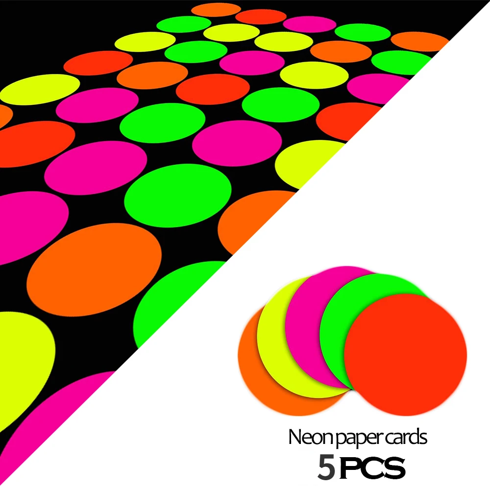 5pcs Round Cards