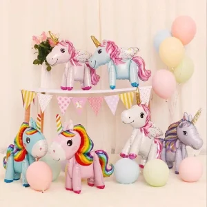 Aluminum Foil Unicorn Balloon Birthday Party Children Birthday Balloon Party Decoration Baby Full Moon Commemoration Baloon 1