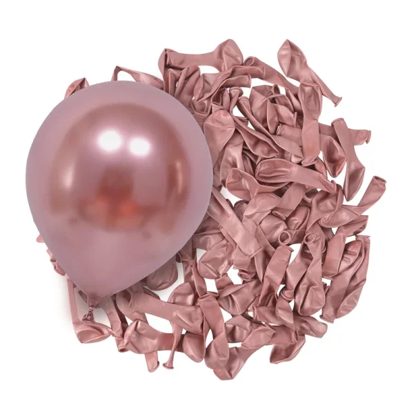 50Pcs 5inch Golden Metal Latex Balloon Happy Birthday Wedding Party Balloon Decoration Baby Shower Decor Supplies 4