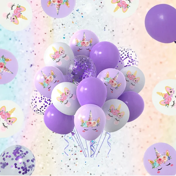 Pink Unicorn Latex Balloon Unicorn Theme Birthday Party Decoration Kids Girl Baby Shower Party Supplies Wedding Confetti Ballons 5