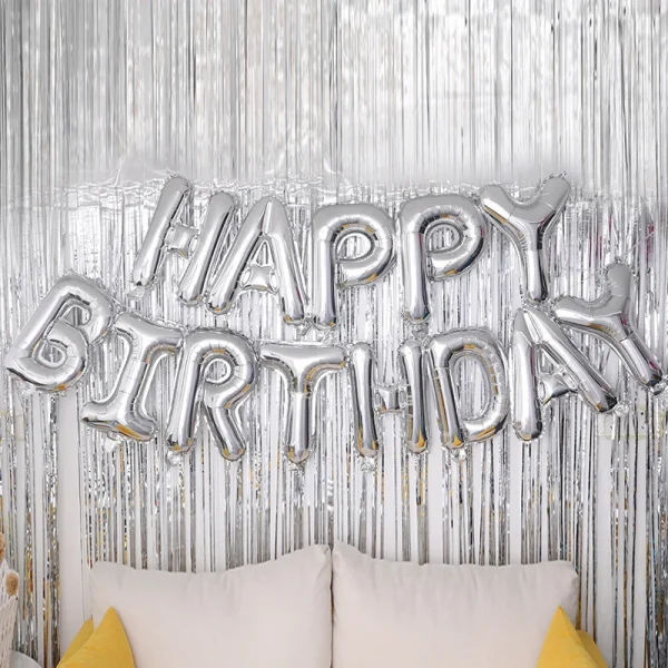 13pcs Happy Birthday Letter Foil Balloons Boys and Girls Birthday Party DIY Decorate Baby Shower Bedroom Supplies 3