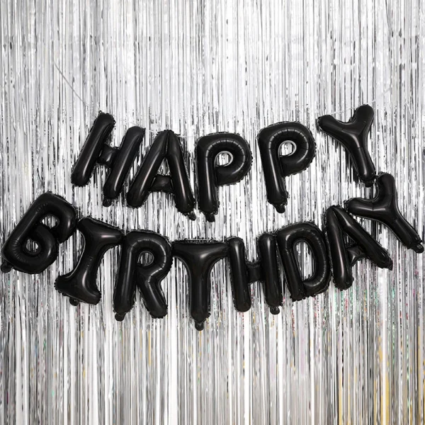 13pcs Happy Birthday Letter Foil Balloons Boys and Girls Birthday Party DIY Decorate Baby Shower Bedroom Supplies 5