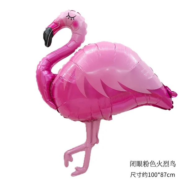 Tropical Flamingo Pineapple Foil Balloon Set 30Inch 0-9 Colorful Number Balloons Girl Birthday Hawaii Party Baby Shower Decor 3
