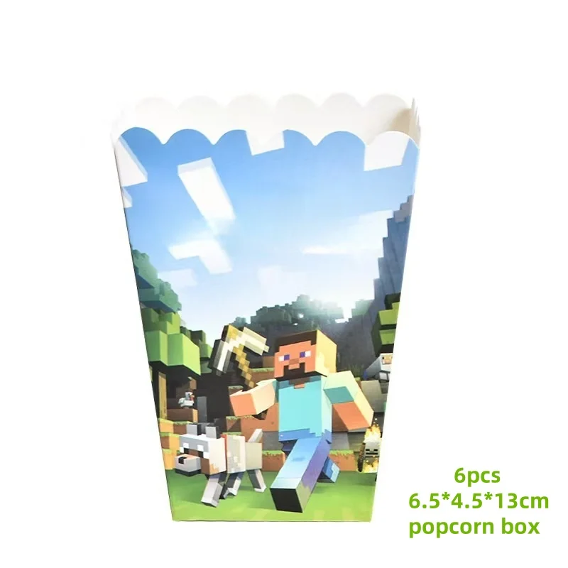Popcorn box-6pcs