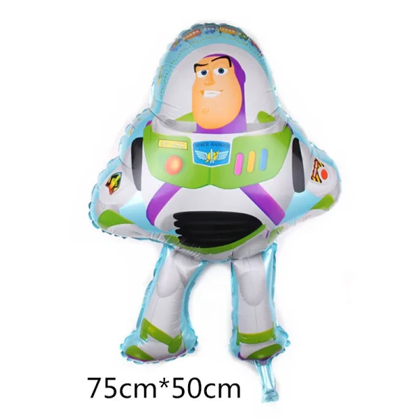Cartoon Buzz Lightyear Aluminum Film Balloon Toy Story Decoration Cartoon Character Modeling Aluminum Foil Balloon 3