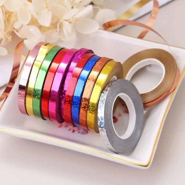 Silk Satin Ribbons Balloon Set 10m/Roll Satin Ribbon Bow Crafts Gift Wrap DIY Wedding Decoration Handmade Bow Craft Ribbons Gift 4