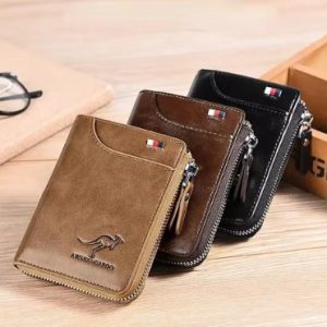 Men's Wallet with Zipper