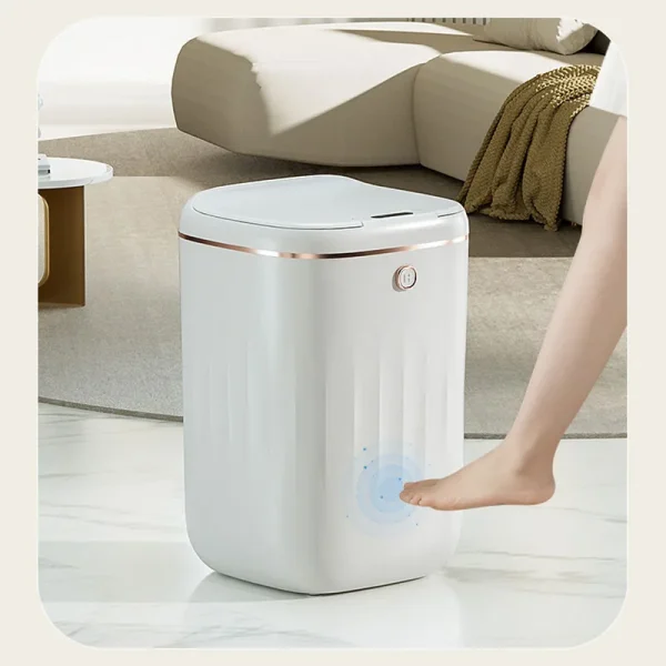 Smart Trash Can 24/22/20L Automatic Sensor Garbage Bin Large Capacity Induction Trash Can For Kitchen Bathroom 2
