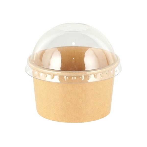 Kraft Ice Cream Paper Cup - 6oz(20 pcs)