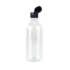 Lotion Bottle With Black Cap - 500 ml(6 pcs)