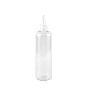 Plastic Squeeze Bottle With Clear Head - 250 ml (6 pcs)