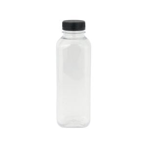 Plastic Square Bottle - 500 ml (6 pcs)