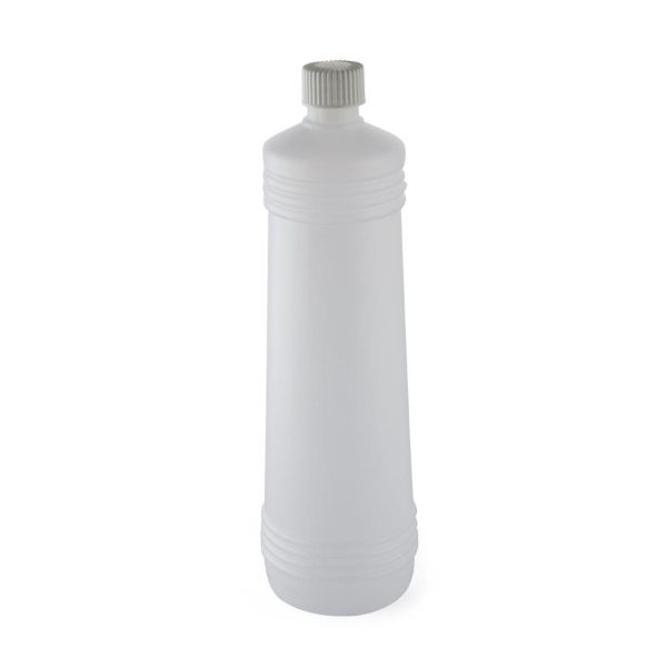 Bottle With White Cap - 1 Litre (6 pcs)