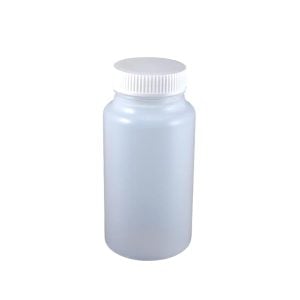 1 Litre Hd Round Bottle With White Cap (6 pcs)