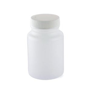 750 ml Hd Round Bottle With White Cap (6 pcs)