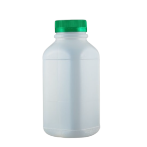 Square Bottle HD With Green Lid - 350 ml (12 pcs)