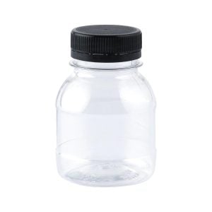 Round Wide Clear Bottle - 120 ml (12 pcs)