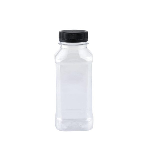 Plastic Bottle Square - 200ml (12 pcs)