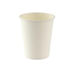 White Paper Cup 8 oz - Without Lid (50 pcs)