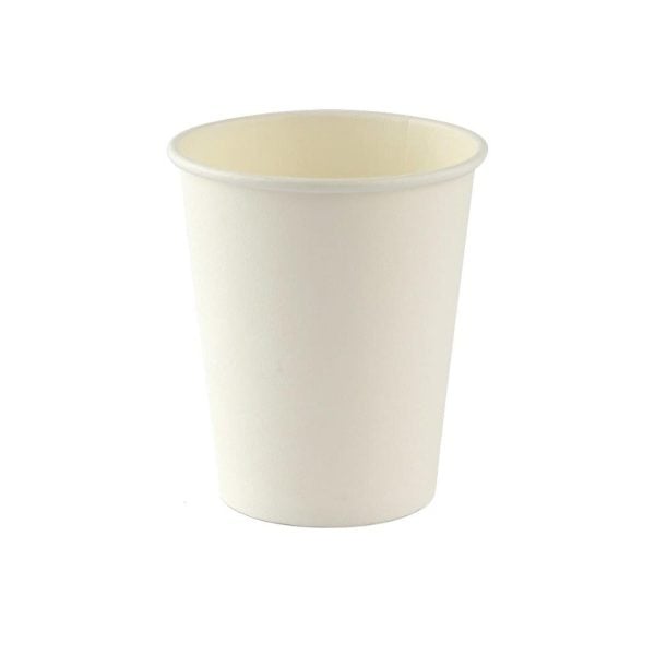 White Paper Cup 8 oz - Without Lid (50 pcs)