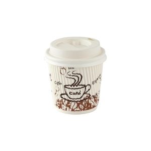 White Ripple Cup - 4 oz (25 pcs)