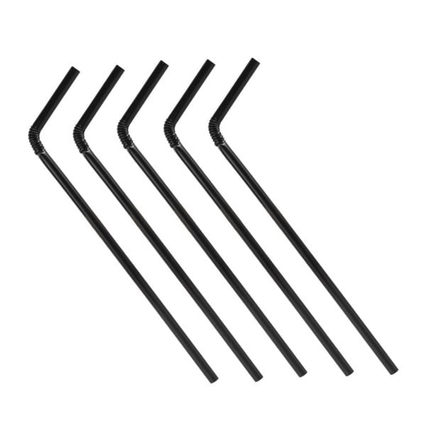 Black Drinking Straw (500 pcs)