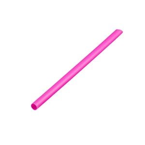 Wide Pink Straws - 10 mm (100 pcs)