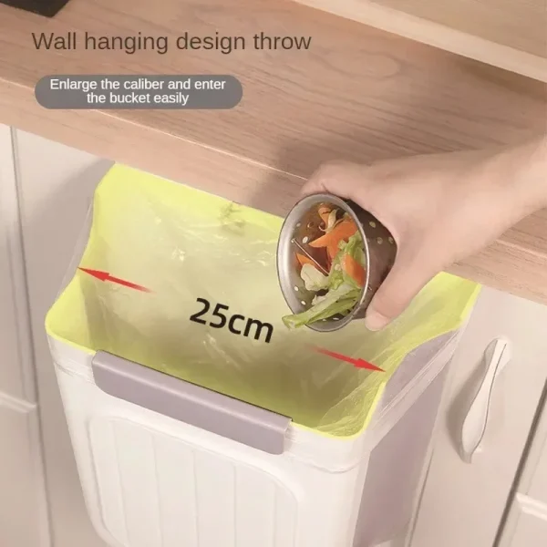 Kitchen Wastebasket Separate Trash Can Thicken Recycle Bin Save Space Organizer Food Waste Durable Backpack. Household Cleaning 4