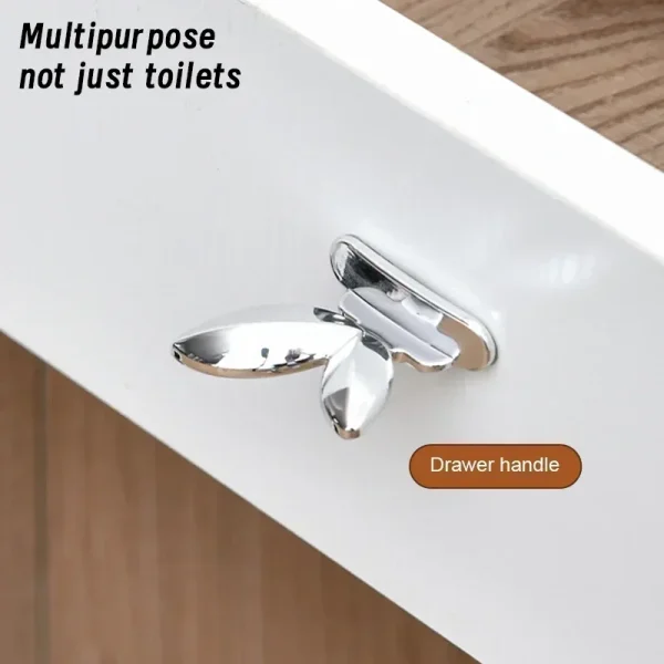 1/3Pcs Handle Can Avoid Touching The Toilet Lid Lifting Fashionable Toilet Seat Lifter Bathroom Leaf Toilet Lid Handle 5