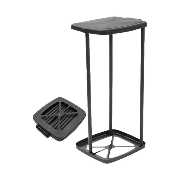 Garbage Bag Holder Rubbish Bin Stand Telescopic Garbage Holders Waste Storage Frame with Lid for Living Room Yard Lawn Camping 1