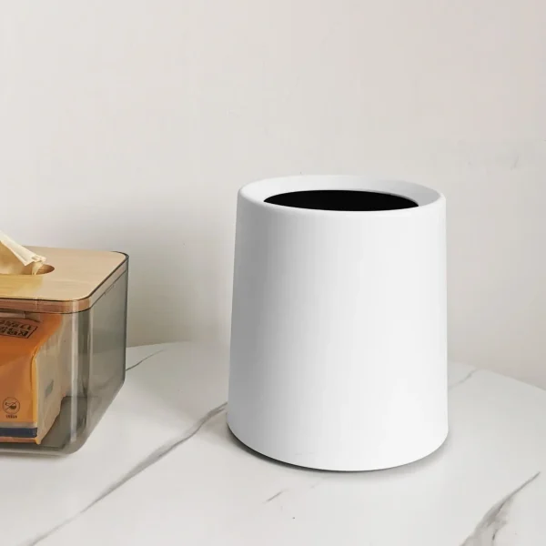 15x14cm trash can desktop trash can cute mini paper basket creative bedroom decoration storage bin garbage bin desk trash can 6