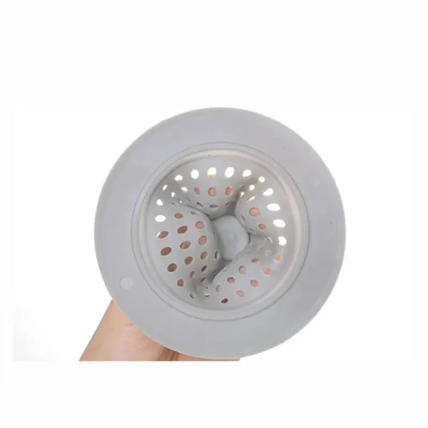 Silicone Bathroom Sink Drains Bathtub Plugs Strainers Sewer Hair Filter Bath Drain Stopper Sink Floor Drain Kitchen Accessories 5
