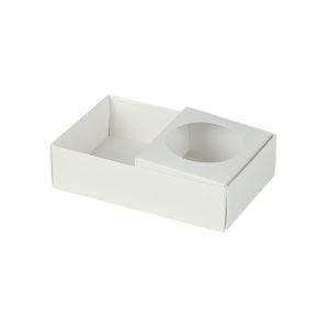 Snack and Cup Tray White - 4 oz (3 pcs)