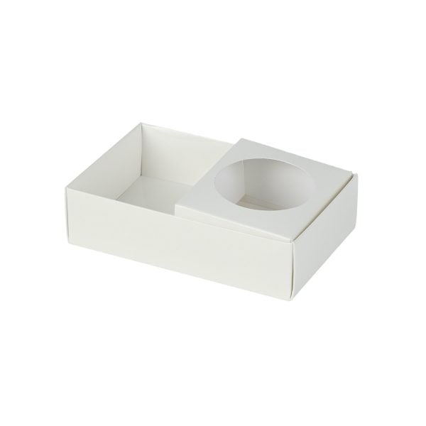 Snack and Cup Tray White - 4 oz (3 pcs)