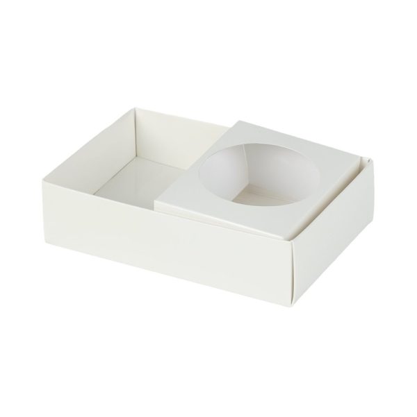 Snack and Cup Tray White - 8 oz (3 pcs)