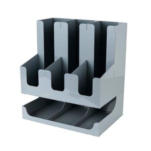 Grey Acrylic Cups Holder (1 pcs)