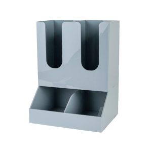 Grey Acrylic Cups Holder (1 pcs)