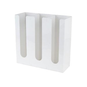 White Acrylic Cups Holder (1 pcs)
