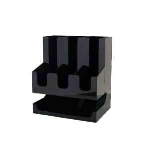 Black Acrylic Cups Holder (1 pcs)