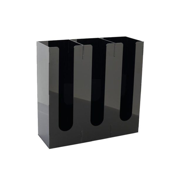 Black Acrylic Cups Holder (1 pcs)